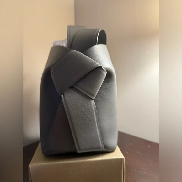 Acne Studios Musubi Mini Bag Shoulder Bag Grey - Picture 4 of 13